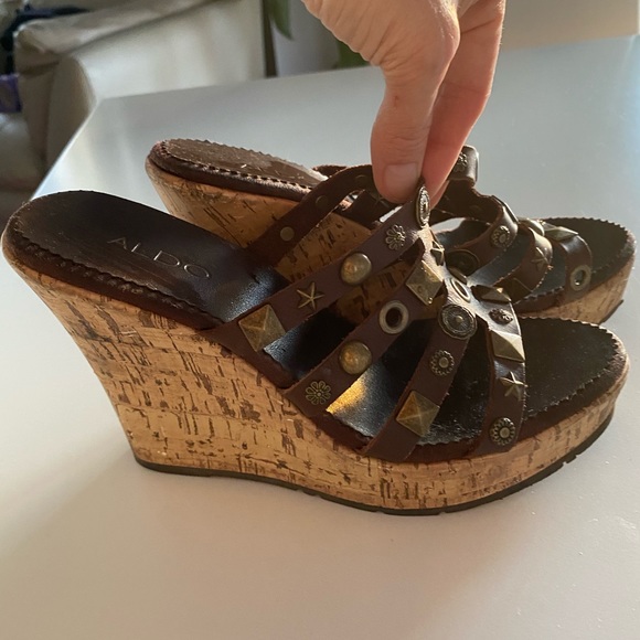 Sandals wedge 6.5 Aldo - Picture 2 of 7